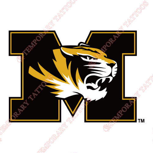 Missouri Tigers Customize Temporary Tattoos Stickers NO.5148